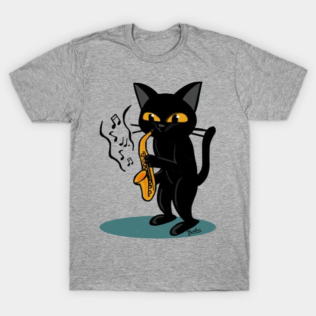 Saxophone T-Shirt by BATKEI